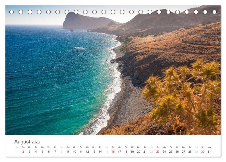 Produktbild: Kreta. Im S&uuml;den (Tischkalender 2026 DIN A5 quer), CALVENDO Monatskalender