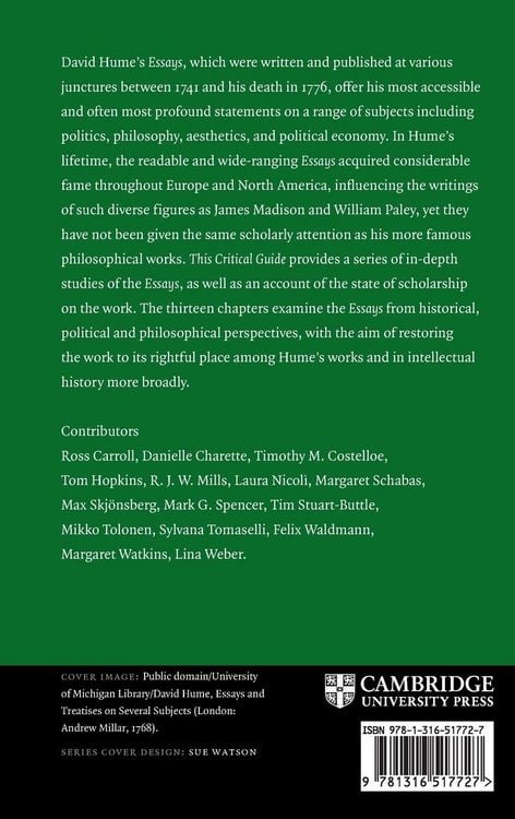 Produktbild: Hume's Essays