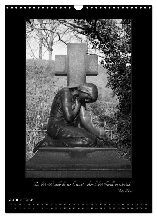 Produktbild: S&uuml;dfriedhof Leipzig (Wandkalender 2026 DIN A3 hoch), CALVENDO Monatskalender
