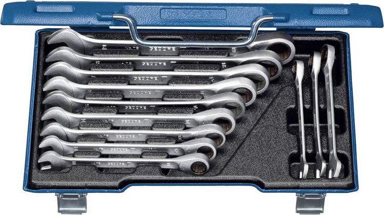 Produktbild: Gedore 2297442 Knarren-Ring-Maulschl&uuml;ssel-Satz 12teilig Schl&uuml;sselweite (Metrisch) 8 - 19mm