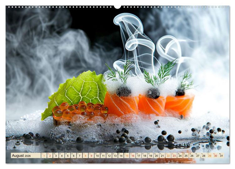 Produktbild: Molekulare K&uuml;che f&uuml;r Gourmets - Genuss erleben (hochwertiger Premium Wandkalender 2026 DIN A2 quer), Kunstdruck in Hochglanz