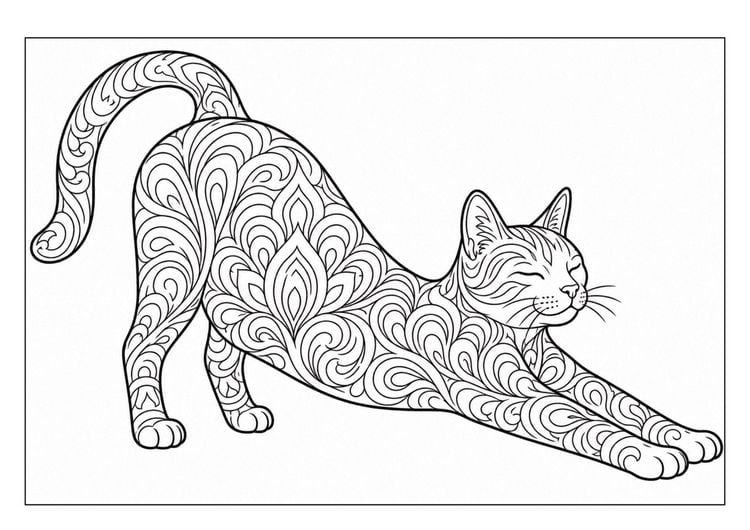 Produktbild: Mandala Malbuch Katzen f&uuml;r Kinder ab 8 Jahren, Teenager und Erwachsene mit 50 sch&ouml;nen Ausmalmotiven