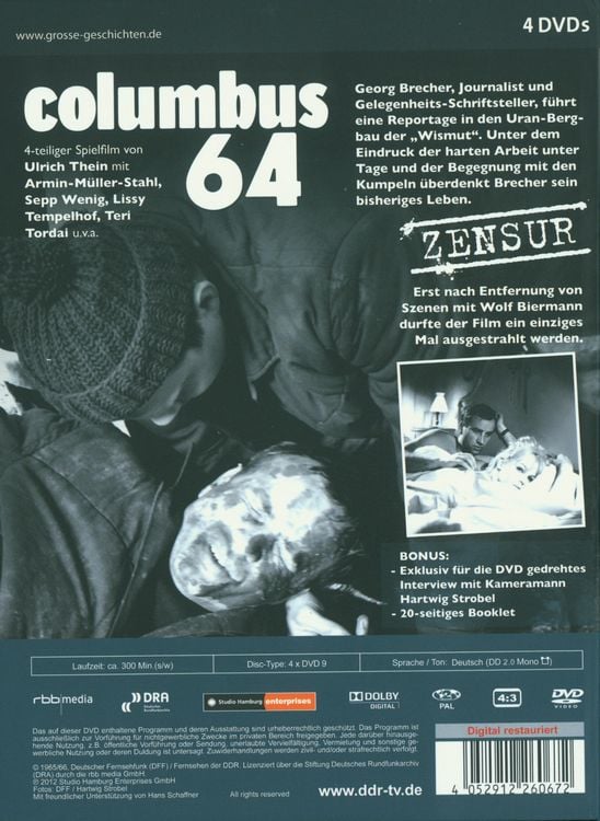 Produktbild: Columbus 64 - Grosse Geschichten 70 [4 DVDs]