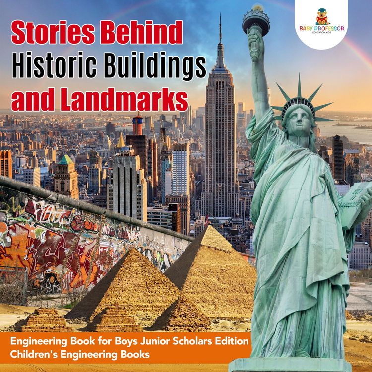 Produktbild: Stories Behind Historic Buildings and Landmarks | Engineering Book for Boys Junior Scholars Edition | Children's Engineering Books
