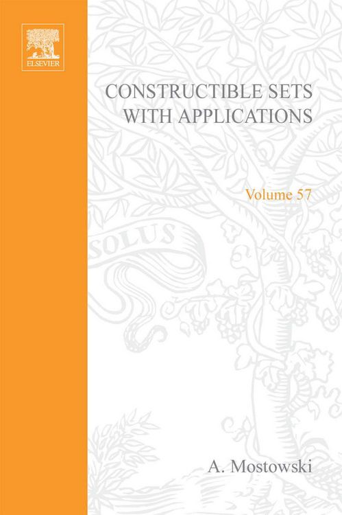 Produktbild: Constructible Sets with Applications