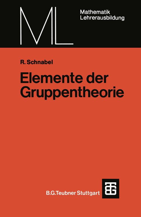 Produktbild: Elemente der Gruppentheorie