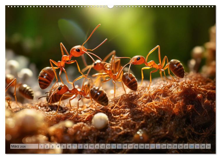 Produktbild: Wilde Nachbarn - Tierisches Treiben im Gartenparadies! (Wandkalender 2026 DIN A2 quer), CALVENDO Monatskalender