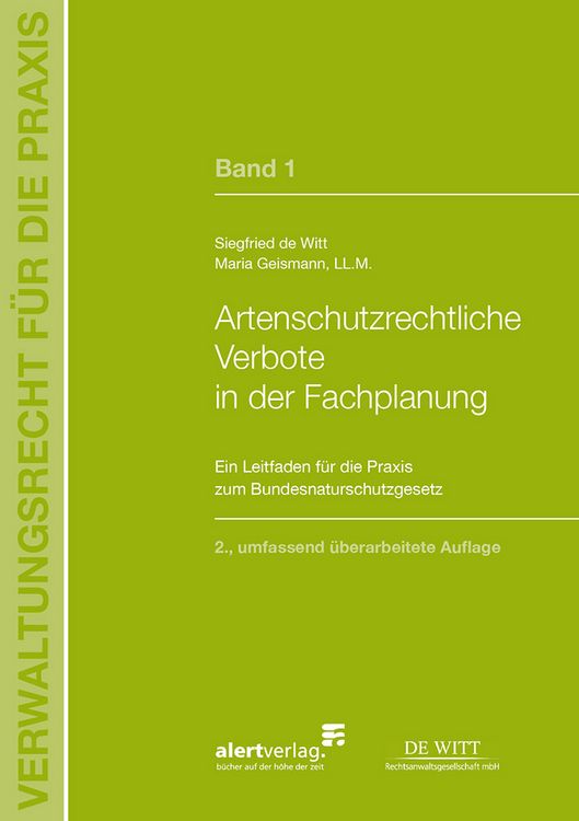 Produktbild: Artenschutzrechtliche Verbote in der Fachplanung