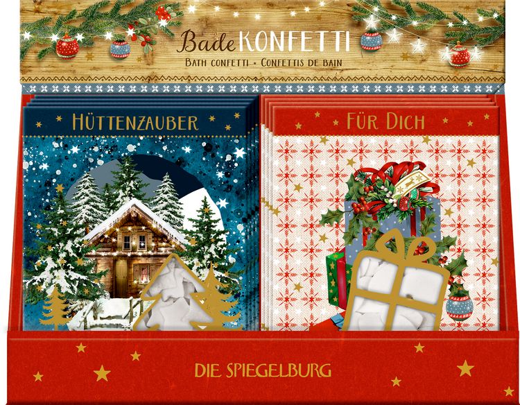 Produktbild: Badekonfetti - Lichterhelle Weihnachtszeit, sort.