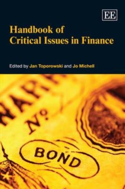 Produktbild: Handbook of Critical Issues in Finance