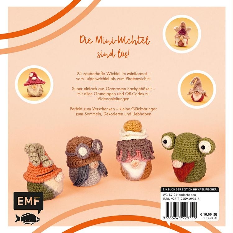 Produktbild: Mini-Amigurumis &ndash; S&uuml;&szlig;e Wichtel