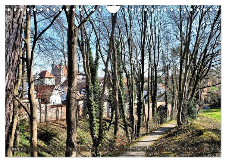 Produktbild: Landsberg am Lech - Die liebenswerte und romantische Stadt am Fluss (Wandkalender 2026 DIN A4 quer), CALVENDO Monatskalender
