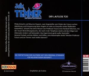 Produktbild: Jan Tenner - Der lautlose Tod, 1 Audio-CD