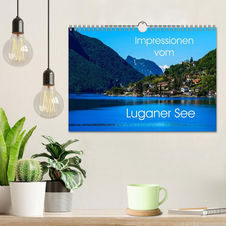 Produktbild: Impressionen vom Luganer See (Wandkalender 2026 DIN A4 quer), CALVENDO Monatskalender