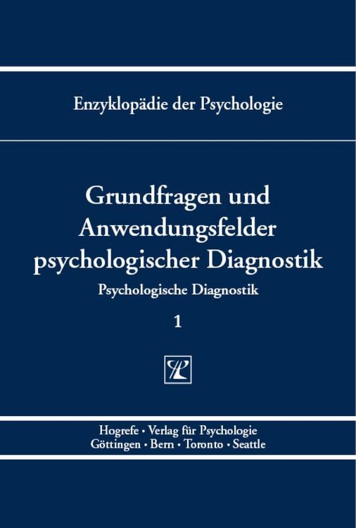 Produktbild: Grundfragen und Anwendungsfelder psychologischer Diagnostik