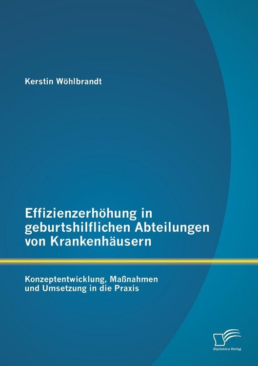 Produktbild: Effizienzerh&ouml;hung in geburtshilflichen Abteilungen von Krankenh&auml;usern: Konzeptentwicklung, Ma&szlig;nahmen und Umsetzung in die Praxis