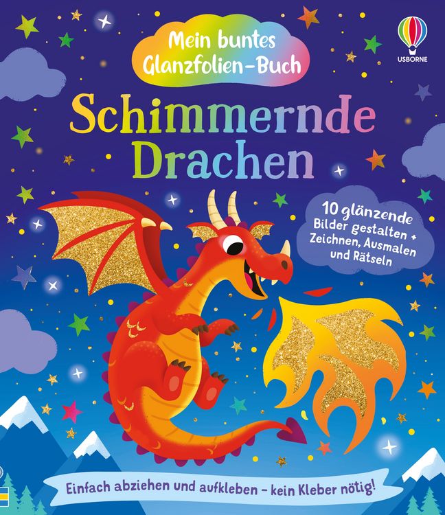 Produktbild: Mein buntes Glanzfolien-Buch: Schimmernde Drachen