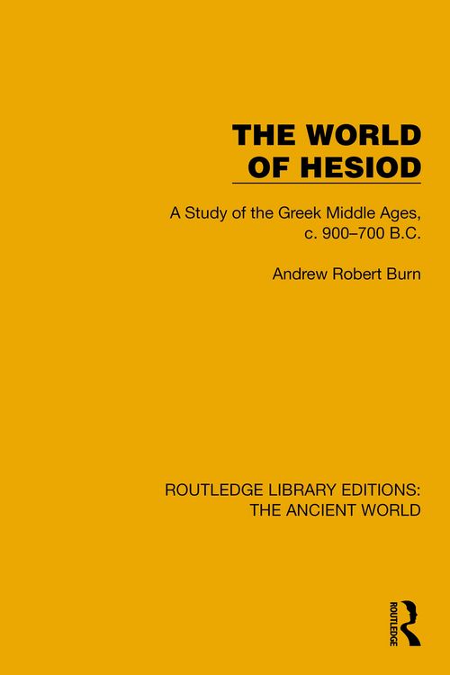 Produktbild: The World of Hesiod