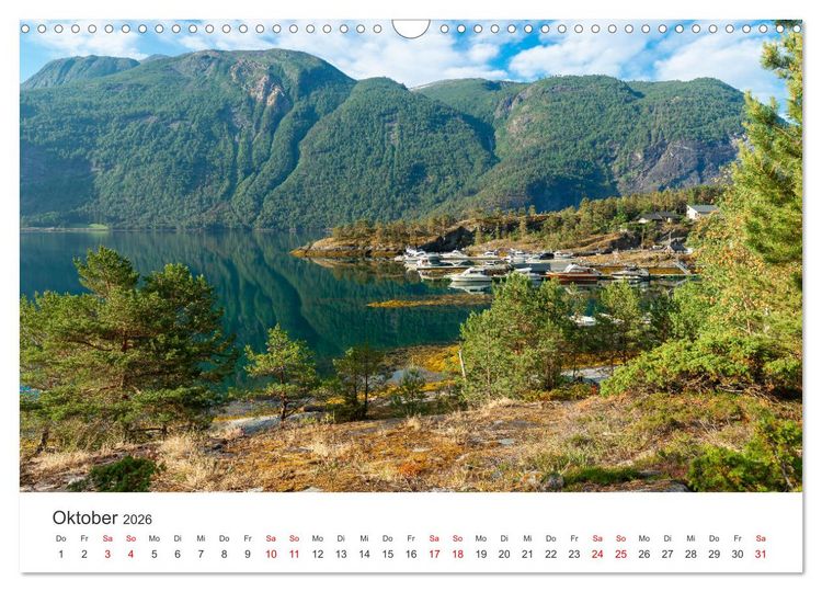 Produktbild: Norwegen in Bildern (Wandkalender 2026 DIN A3 quer), CALVENDO Monatskalender