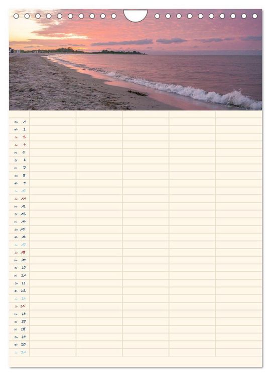 Produktbild: Mit Blick auf's Meer (Wandkalender 2026 DIN A4 hoch), CALVENDO Monatskalender