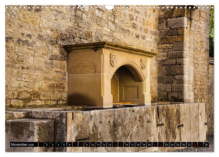 Produktbild: Rothenburg o.d. Tauber - Ansichten einer mittelalterlichen Stadt (Wandkalender 2026 DIN A3 quer), CALVENDO Monatskalender