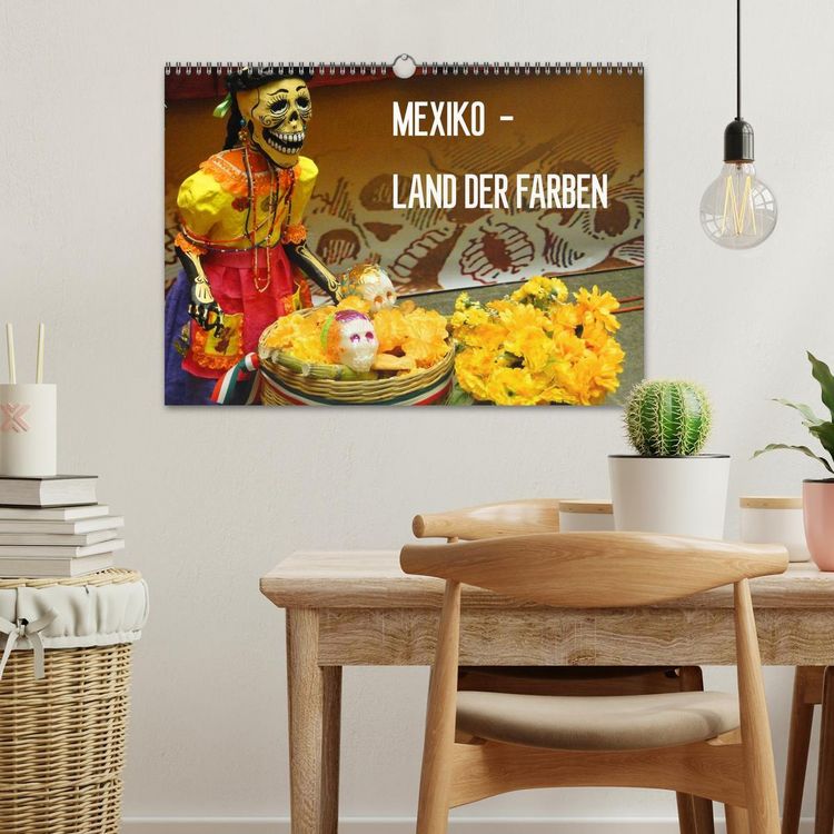 Produktbild: Mexiko - Land der Farben (Wandkalender 2026 DIN A3 quer), CALVENDO Monatskalender
