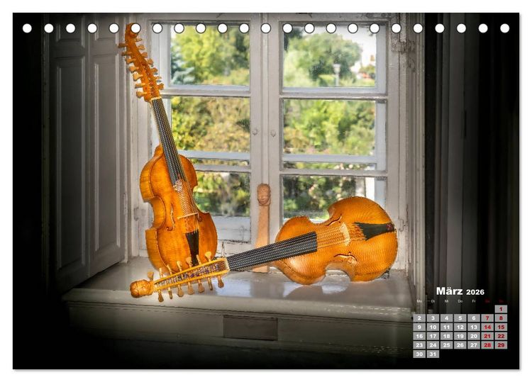 Produktbild: Markneukirchen - Musik & Landschaft einer Region (Tischkalender 2026 DIN A5 quer), CALVENDO Monatskalender