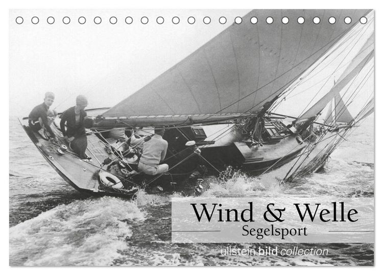 Produktbild: Wind & Welle - Segelsport (Tischkalender 2026 DIN A5 quer), CALVENDO Monatskalender