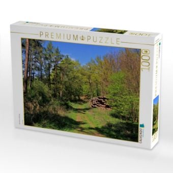 Produktbild: CALVENDO Puzzle Herrlicher Waldweg | 1000 Teile Lege-Gr&ouml;&szlig;e 64x48cm Foto-Puzzle f&uuml;r gl&uuml;ckliche Stunden