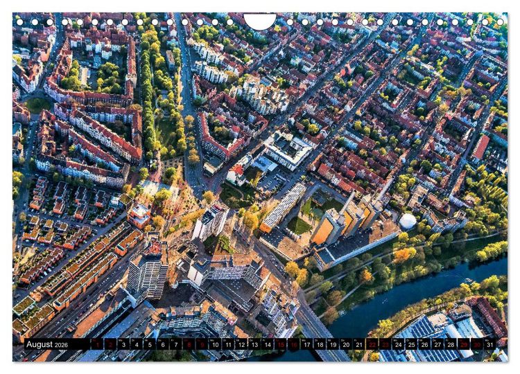 Produktbild: Hannover - Luftige Einblicke (Wandkalender 2026 DIN A4 quer), CALVENDO Monatskalender