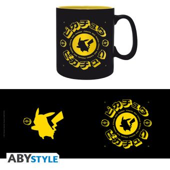 Produktbild: POKEMON - Mug - 460 ml - Pikachu Black Icon - cardboard box