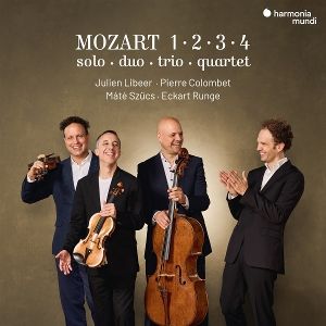 Produktbild: Mozart 1 &uacute; 2 &uacute; 3 &uacute; 4. Solo,Duo,Trio,Quartet