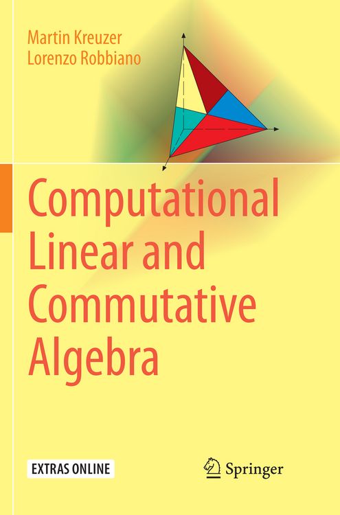 Produktbild: Computational Linear and Commutative Algebra
