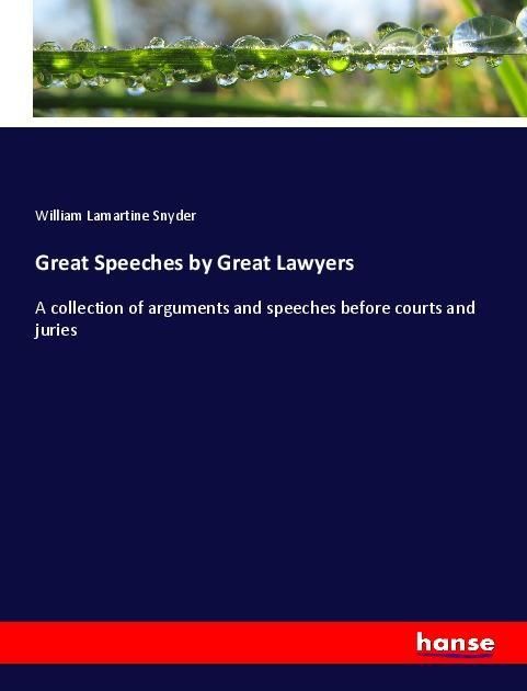 Produktbild: Great Speeches by Great Lawyers