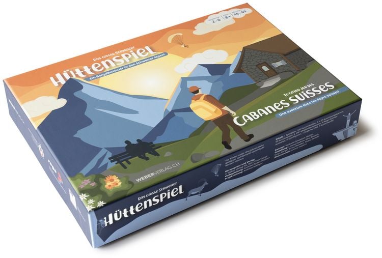 Produktbild: Das grosse Schweizer H&uuml;ttenspiel/Le grand jeu des cabanes suisses