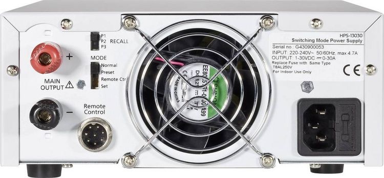 Produktbild: VOLTCRAFT HPS-16010 Labornetzger&auml;t, einstellbar 1 - 60 V/DC 0 - 10 A 600 W Remote Anzahl Ausg&auml;nge 1 x