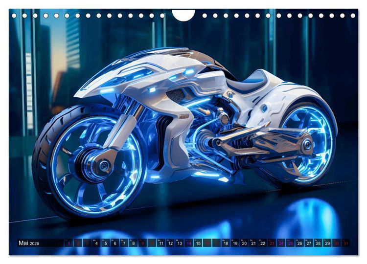 Produktbild: Dream Bikes - Motorr&auml;der aus der Zukunft (Wandkalender 2026 DIN A4 quer), CALVENDO Monatskalender