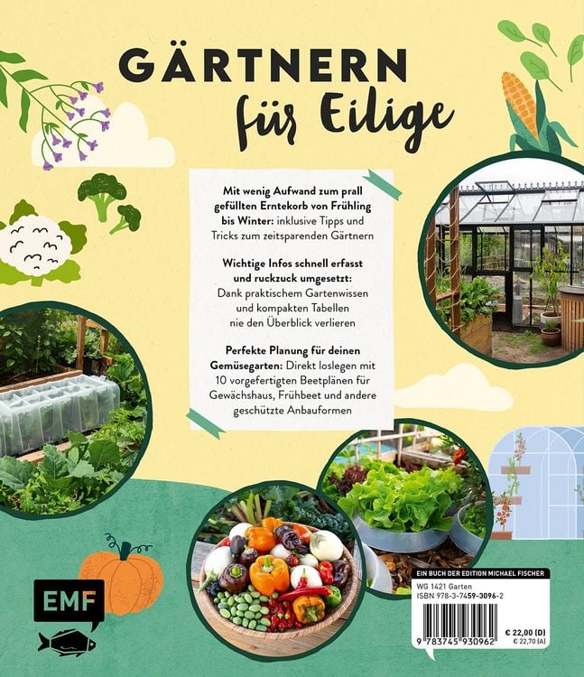 Produktbild: Keine Zeit zu g&auml;rtnern &ndash;&nbsp;Gem&uuml;se l&auml;nger ernten in Gew&auml;chshaus, Fr&uuml;hbeet & Co.