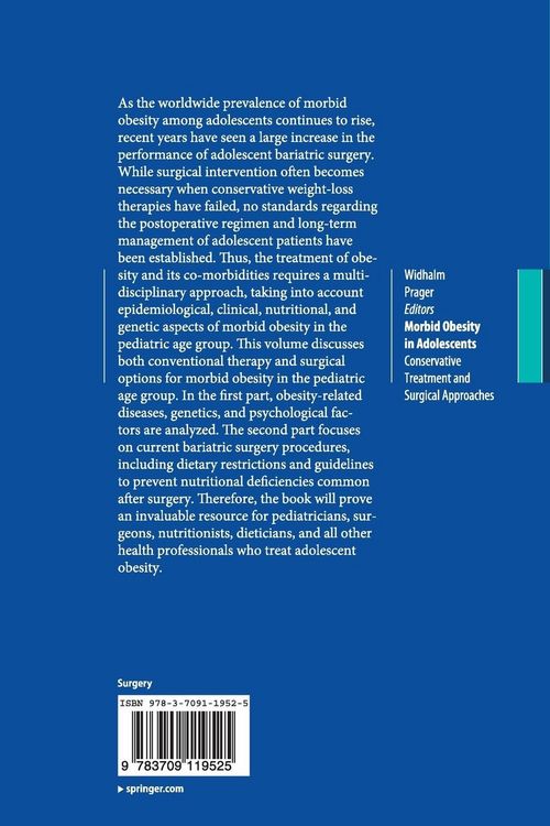 Produktbild: Morbid Obesity in Adolescents