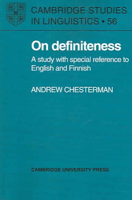 Produktbild: On Definiteness