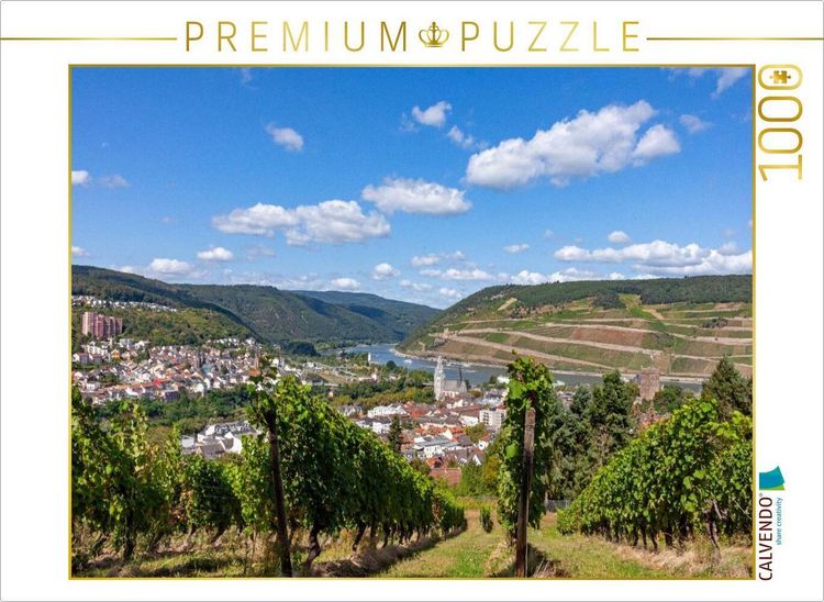 Produktbild: CALVENDO Puzzle Das sch&ouml;ne Bingen am Rhein | 1000 Teile Lege-Gr&ouml;&szlig;e 64x48cm Foto-Puzzle f&uuml;r gl&uuml;ckliche Stunden