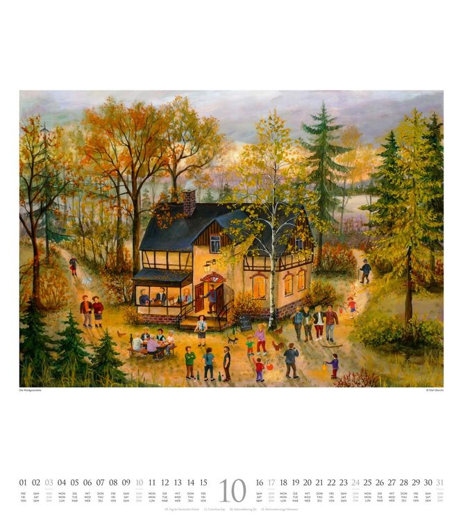 Produktbild: Naive Malerei Kalender 2027
