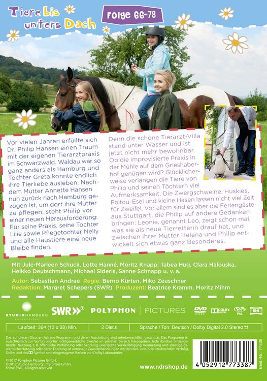 Produktbild: Tiere bis unters Dach - Staffel 6 [2 DVDs]