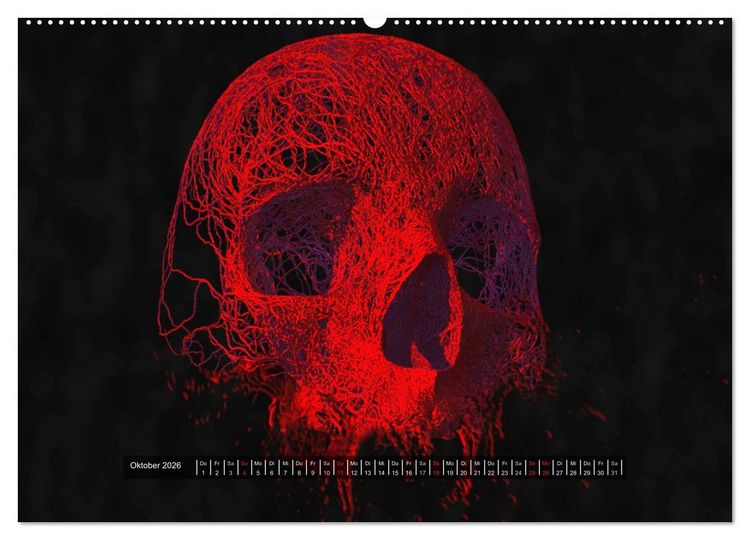Produktbild: Welten der Nacht &ndash; Gothic und Dark Art (Wandkalender 2026 DIN A2 quer), CALVENDO Monatskalender