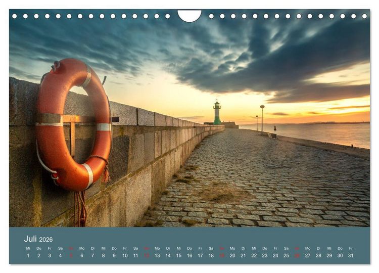 Produktbild: Ostsee - Perlen aus Mecklenburg-Vorpommern (Wandkalender 2026 DIN A4 quer), CALVENDO Monatskalender
