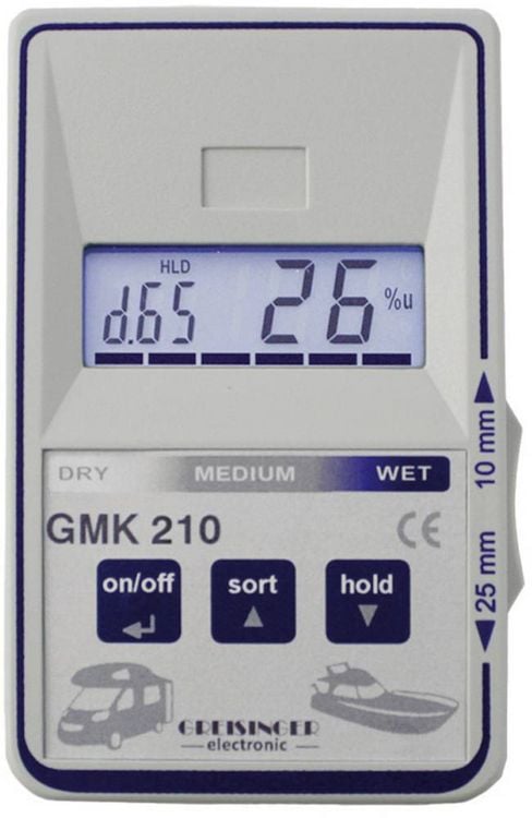 Produktbild: Greisinger GMK 210 Materialfeuchtemessgerät