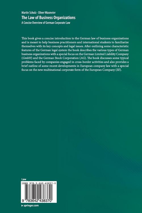 Produktbild: The Law of Business Organizations