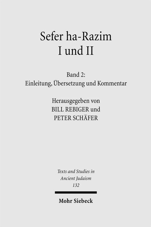Produktbild: Sefer ha-Razim I und II - Das Buch der Geheimnisse I und II