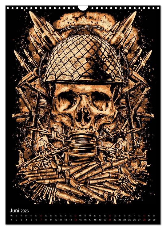 Produktbild: BLOODBOY/DARK ILLUSTRATION (Wandkalender 2026 DIN A3 hoch), CALVENDO Monatskalender