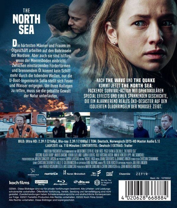 Produktbild: The North Sea (4K Ultra HD) (+ Blu-ray 2D)